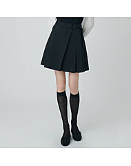 D링 포인트 턱주름 미니스커트S243b352