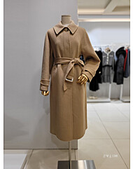 벨티드 모직 롱코트S244k751