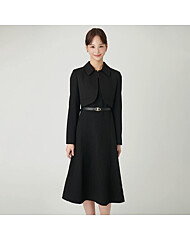 자켓형 플레어 원피스S244m602