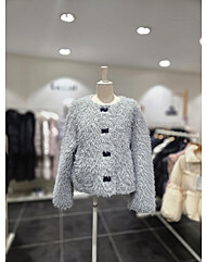 포근한 숏 퍼 자켓S254k177