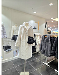 샤틴 하이넥 퍼 롱코트S254k763