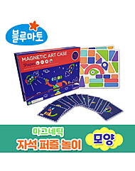 마그네틱 퍼즐 자석 놀이 - 모양 (MMP003)