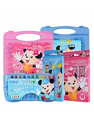 블루마토 크레파스 플라스틱케이스2종 - 12색,18색,24색 택1