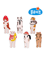 [블루마토]   고양이 자석 후크 마스크 걸이 2개 세트 3종 중 택 1