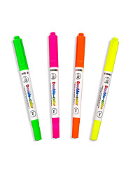 [블루마토] XL 더블 양쪽 형광펜 4색세트 (HLP005) 3세트