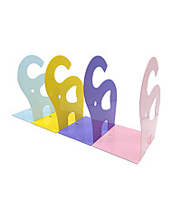 [블루마토] 디자인 북엔드2 [코끼리] 2개세트 색상4종 (분홍,노랑,하늘,보라)랜덤