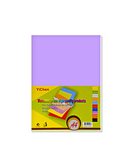 [블루마토] A4색상지7B [Yichen] 210*297mm/opp포장 100장/보라(단품)