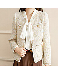 [~77까지]다포 포켓 금장버튼 트위드 자켓