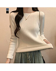 히펠 소프트웜 골지 기모 니트티츠