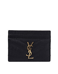 [SAINT LAURENT] 모노그램 마틀라쎄 카드 지갑 423291 BOW01 1000
