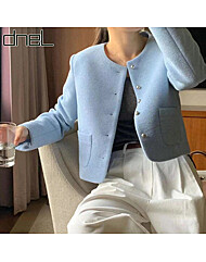 [드넬]콩버튼트위드자켓DWJ51115A