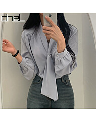 [드넬]차르르타이블라우스DWB53481A