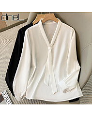 [드넬]타이넥블라우스DWB53550A