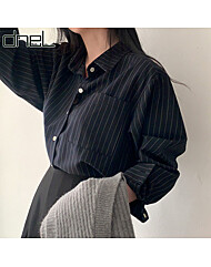 [드넬]애니스트라이프셔츠DWB53565A