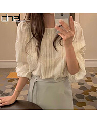 [드넬]로렐물결블라우스DWB53571A