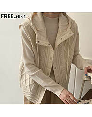 [프리나인]꽈베기니트패딩조끼FRJ54153A