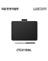 와콤원 CTC-4110WL 소형 블루투스 펜 타블렛