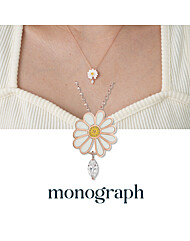 데이지 목걸이 MGNL0377 14K Gold Plated (큰 꽃)