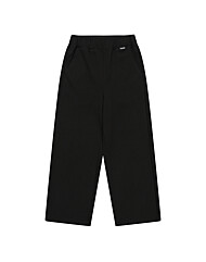 여아 밴딩 심플 솔리드 와이드 팬츠 23C1760_BK