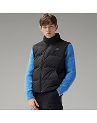 남성 아이코닉 튜브 패딩 베스트(블랙)