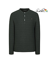 아놀드파마 남성 조직감 헨리넥 티셔츠_DG