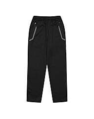 남아 기모 라인 프린트 트레이닝 팬츠 21W0207_BK