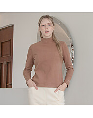 뒤란 소프트 후리스 컴포트핏 목폴라 티셔츠 DTF3W-4121 4colors