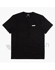 뉴발란스 공용 스탠다드핏 와펜 로고 반팔티 블랙 NBNEFCO313