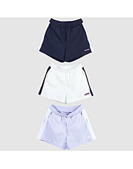 [3colors]휠라 여성 우븐 배색 면 폴리 숏 팬츠 FS2TRE2181F