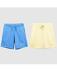 [2colors]휠라 공용 가먼트 워싱 쭈리 5부 반바지 FS2TRE2107X