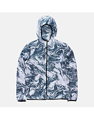 휠라 공용 마블 패턴 경량 홑겹 바람막이 카본 FS2JKE2203X