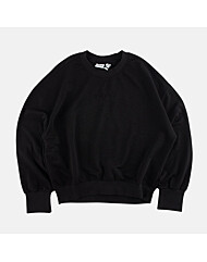 휠라 여성 스몰 로고 스웨트셔츠 맨투맨 블랙 FS2POE1152F