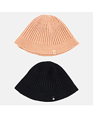 데상트 여성 스포츠 베이직 니트 버킷햇 모자 SP322UCP72