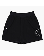르꼬끄 여성 더블텐션 3.5부 반바지 블랙 QP122OHP11
