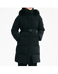 뉴발란스 여성 프리미엄 벨티드 구스 롱다운 롱패딩 NBNPD4W152-19
