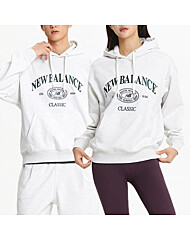 뉴발란스 공용 헤리티지 세미오버핏 후드티 NBN0E41313-33