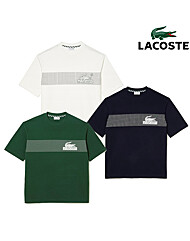 LACOSTE 라코스테 네트 프린트 반팔티 TH5590 루즈핏 4종 택1