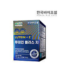 한국바이오셀 루테인 플러스 지 500mg x 30캡슐 1박스 1개월분