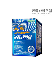 한국바이오셀 RTG(알티지) 오메가3 루테인 아스타잔틴 1050mg x 30캡슐 1박스 1개월분