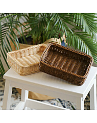 라탄 등나무 사각 바스켓 2color