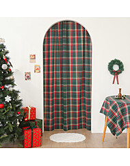 블랑 빈티지체크 커튼 2color