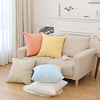 마카롱 코튼 쿠션 커버 50x50