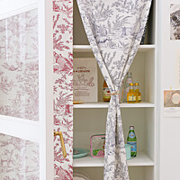 뜨왈드주이 린넨 가리개 커튼 40x120