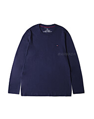 타미힐피거 09T3118 롱슬리브 긴팔티 네이비