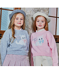 [로엠걸즈] 고양이 자가드 스웨터 RGKA24W5P