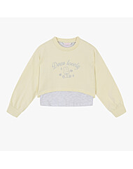 [로엠걸즈] 레이어드 스웻셔츠 RGMA2513C 