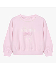 [로엠걸즈] 라운드 넥장식 스웻셔츠 RGMA2585C