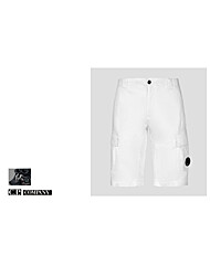 씨피컴퍼니 렌즈 카고 반바지 화이트 CP COMPANY 14CMBE116A 005694G 103