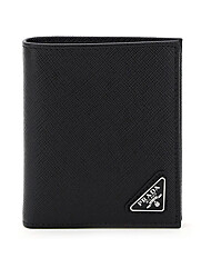 프라다 25FW 사피아노 삼각로고 반지갑 블랙 2MO004 QHH F0002