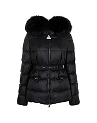 몽클레어 25FW BOED 후드 시어링 트리밍 패딩 자켓 블랙 1A000 99 595FE 999